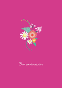 Fleurs &eacute;clatantes pour un anniversaire vibrant